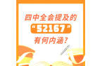 四中全會(huì)提及的“52167”有何內(nèi)涵？